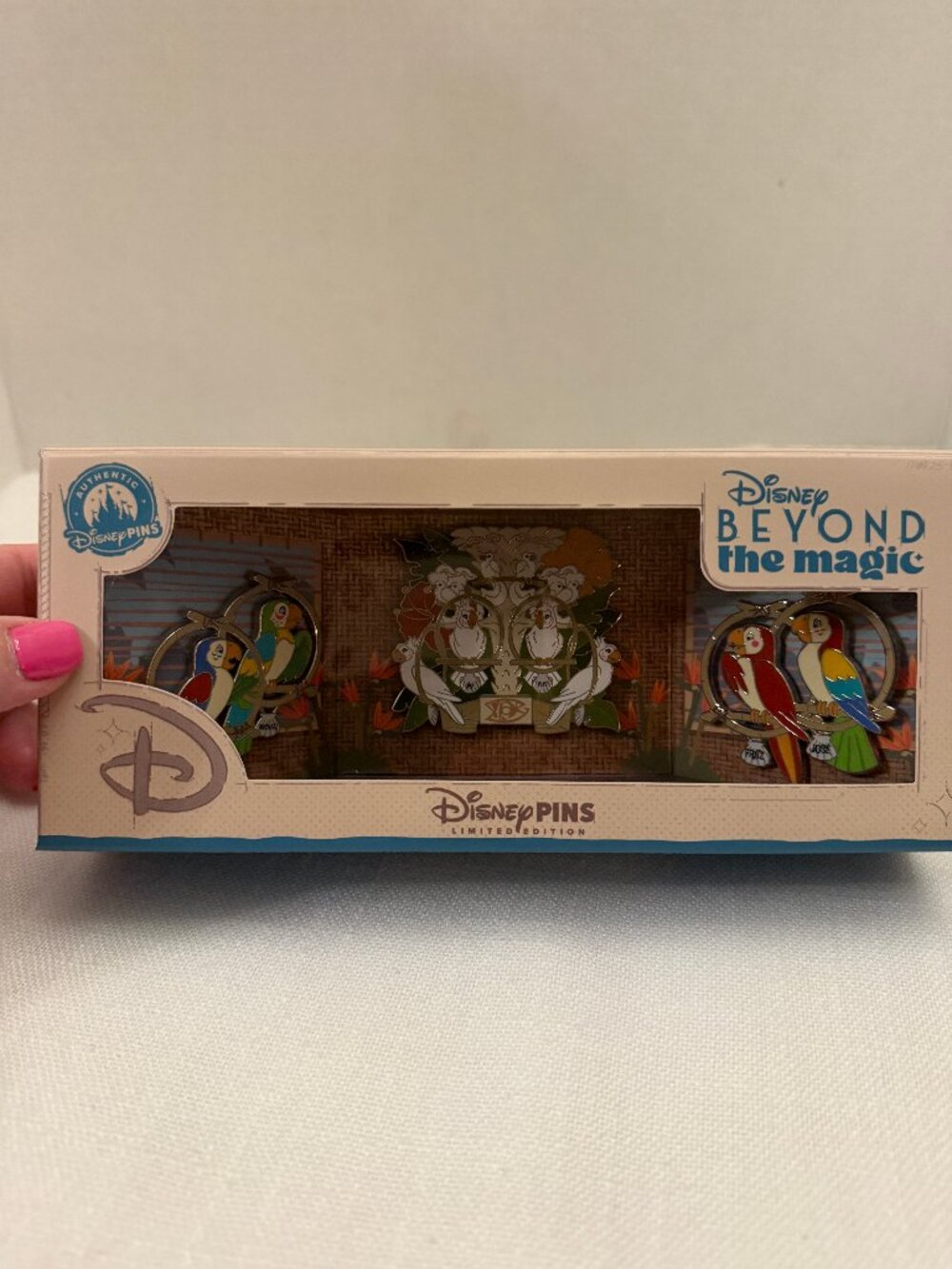 Disney D23 Expo 2026 Marketplace Beyond the Magic Enchanted Tiki Room PinSet NIB